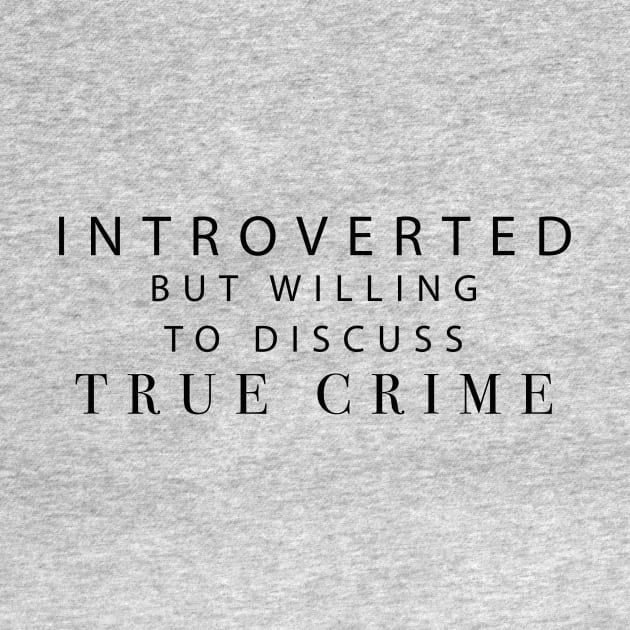 Introverted true crime by Strictly Homicide Podcast